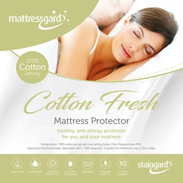 MattressGard Cotton Fresh Mattress Protector - Image 2