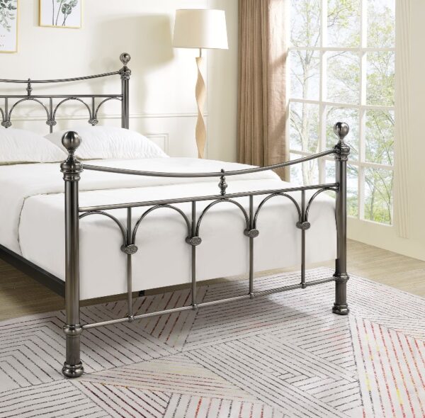 Gamma Silver Bed Frame