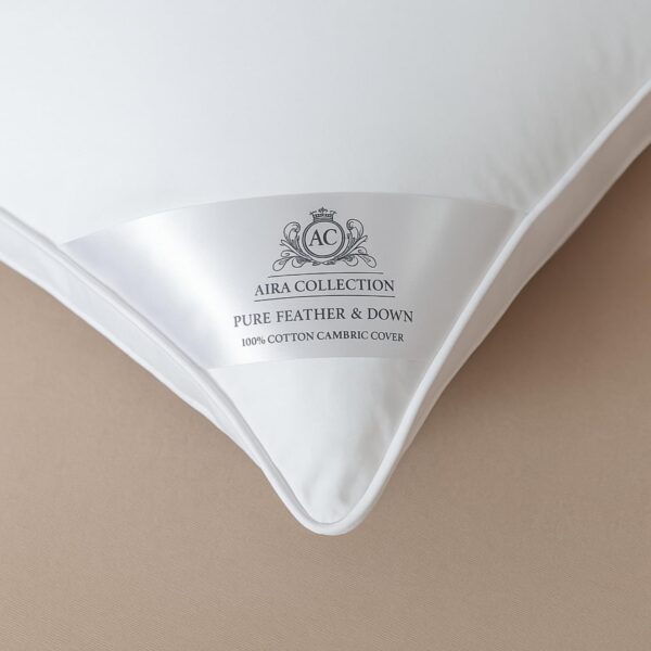 Aria Hungarian Goose Down Pillow Pair - Image 4