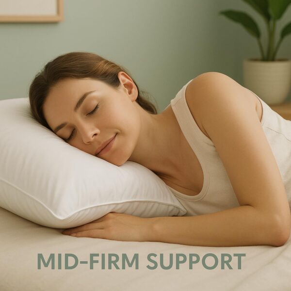 Aria Hungarian Goose Down Pillow Pair - Image 3
