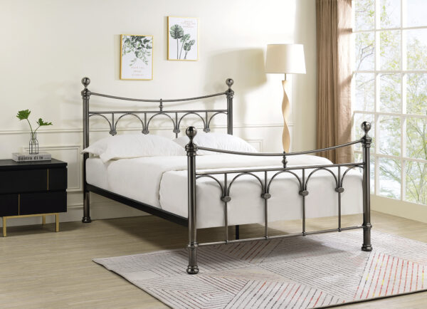 Gamma Silver Bed Frame - Image 4
