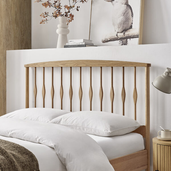 Juno Oak Bed Frame - Image 4