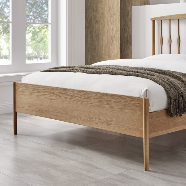 Juno Oak Bed Frame - Image 6